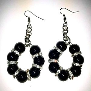 BLACK ONYX EARRINGS